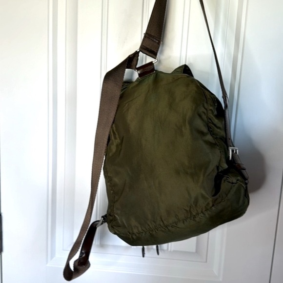 PRADA Medium Khaki Backpack - Picture 4 of 7